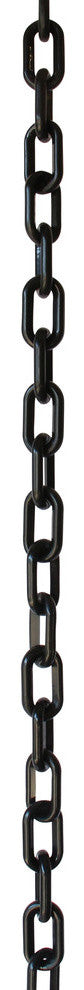 Plastic Standard Link Barrier Chain, Various Finishes, 2 Sizes, Black, U35