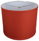 Fenchel Shades 11"x11"x9" Spider Attachment, Drum Lamp Shade, Linen Paprika