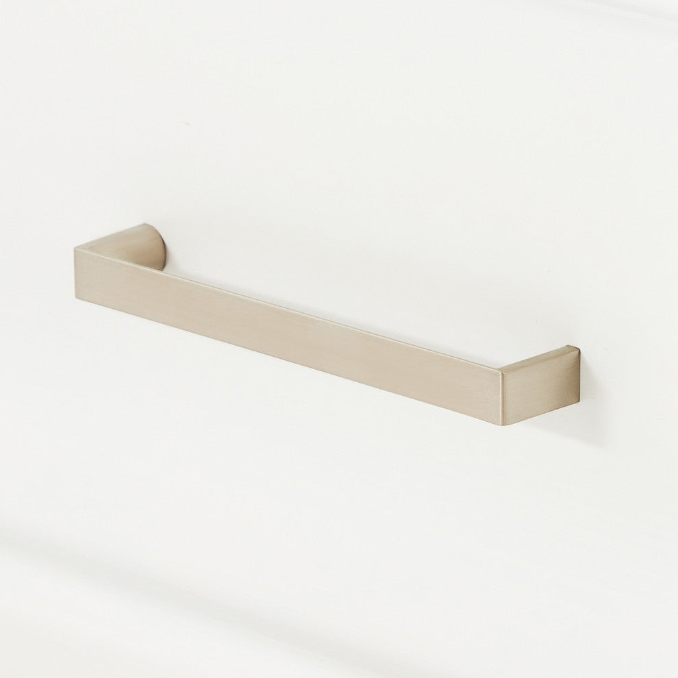 Ariel Stafford 36" Single Left Offset Sink Bathroom Vanity Base, White