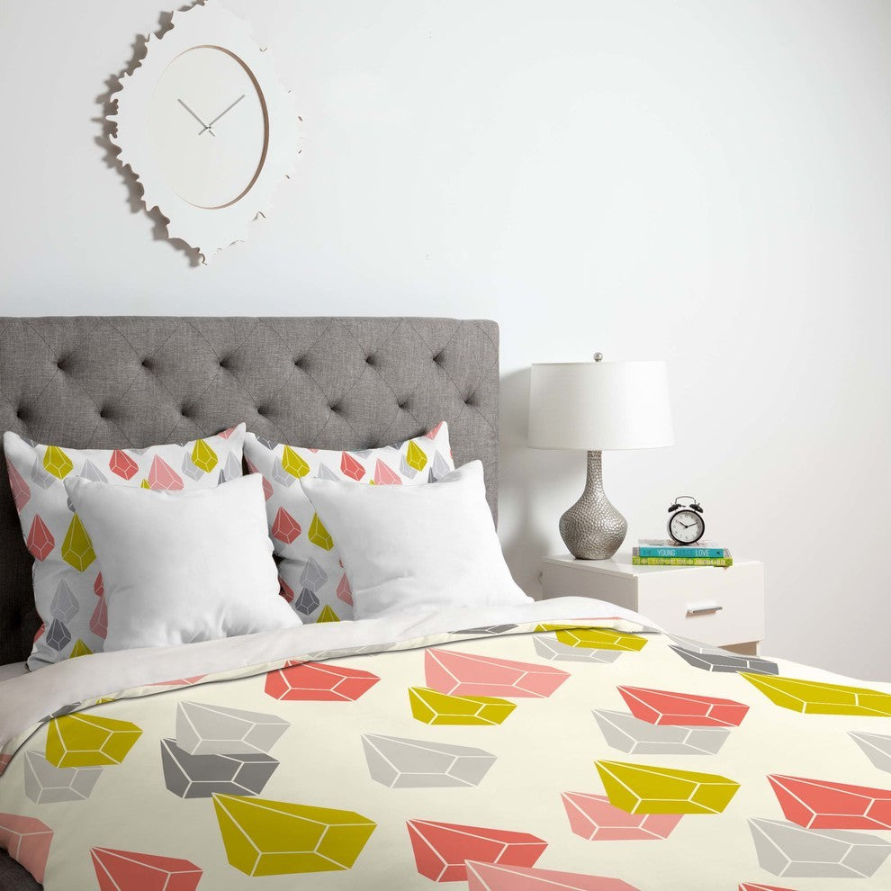 Deny Designs Heather Dutton Raining Gems Enchanted Duvet Cover - Lightweight
