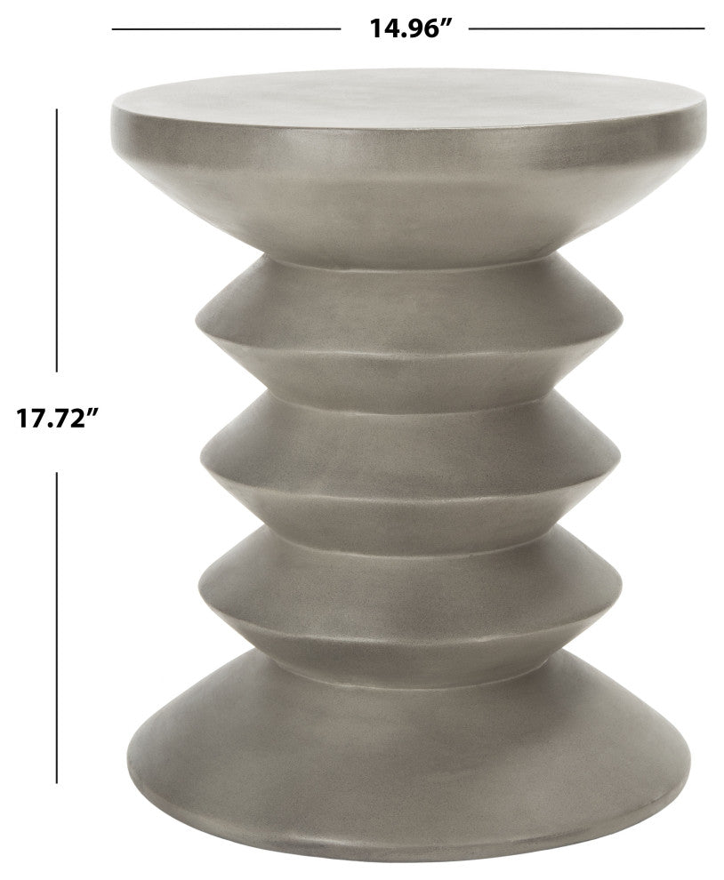 Safavieh Benaya Concrete Accent Stool