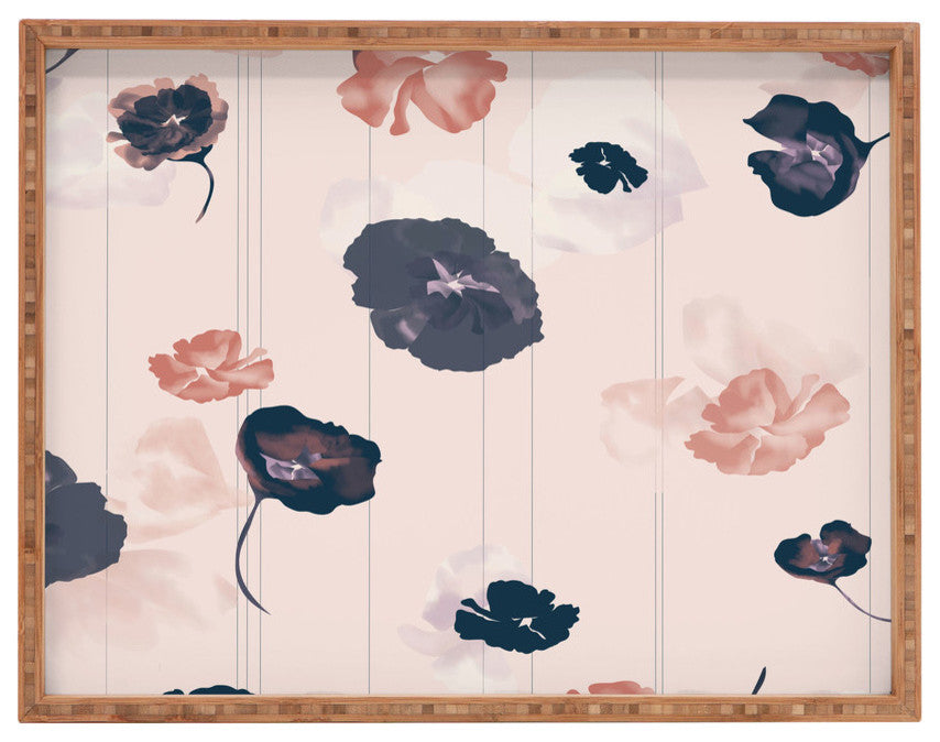 Deny Designs Khristian A Howell Mademoiselle In Pink Rectangular Tray