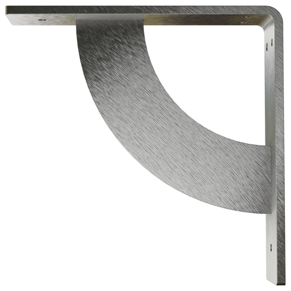 2"x8"x8" Bulwark Bracket, Stainless Steel