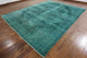 Antique Overdyed Hand-Knotted Oriental Wool Rug, 10'x12'