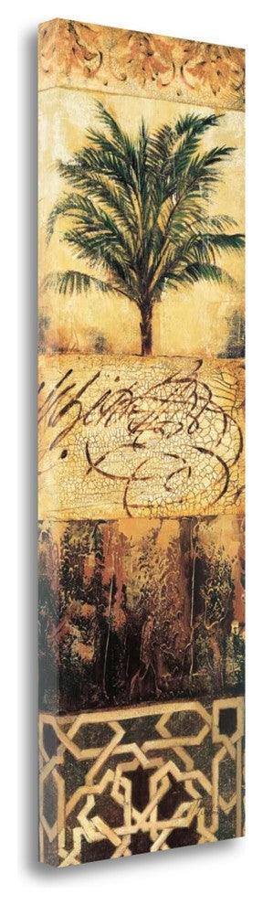 "Palm Manuscripts II" By Liz Jardine, Giclee Print on Gallery Wrap Canvas