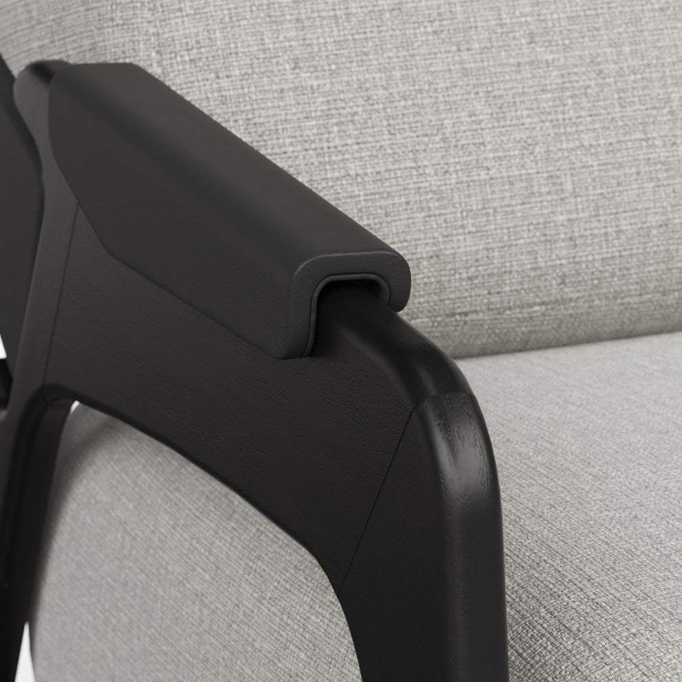Hermes Accent Chair, Ebano, Black