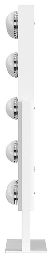 Hollywood Tri Tone XL LED Makeup Mirror with 360 Degree Swivel, White