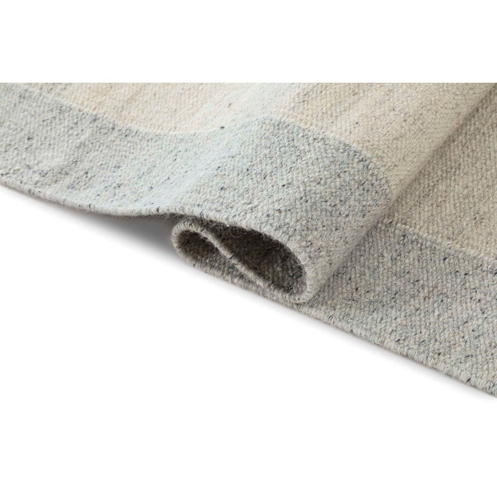 Nu Maison Soft Border Area Rug, Light Blue, 6'x9'