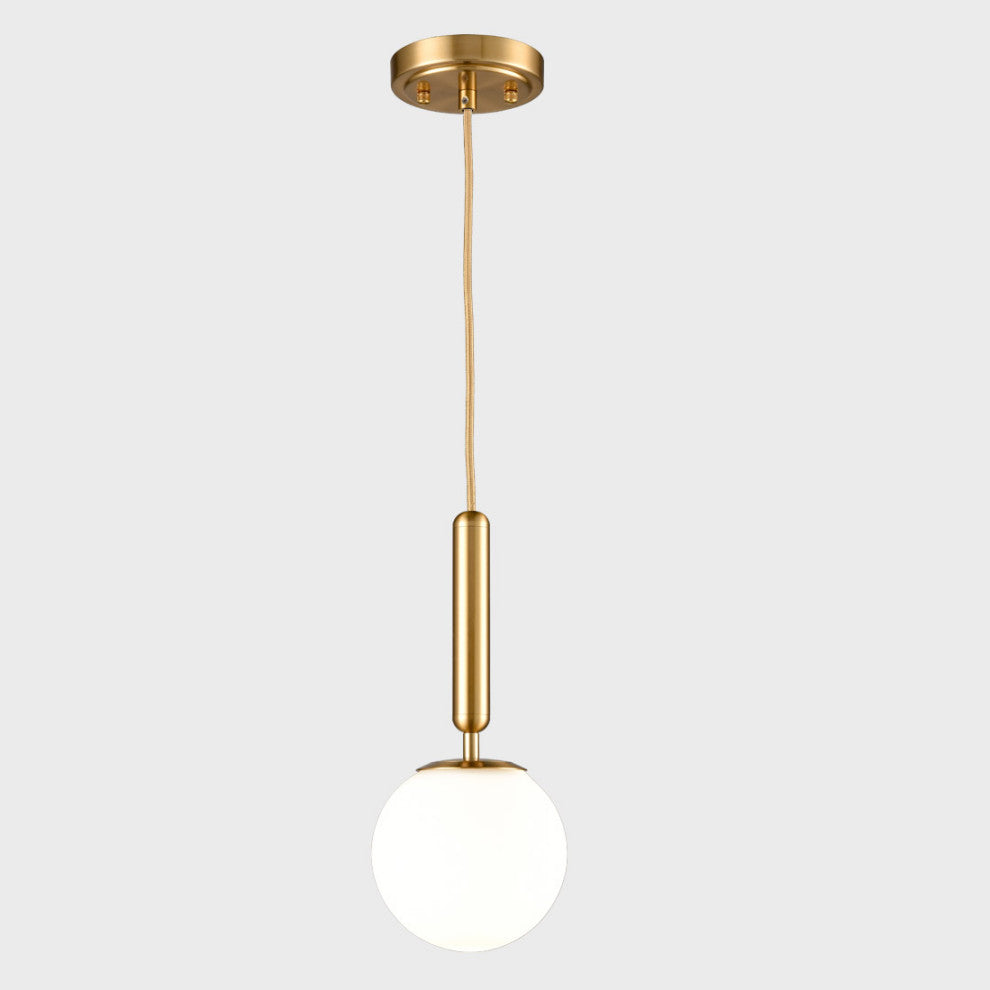 Kitchen Island Gold Globe Pendant Light