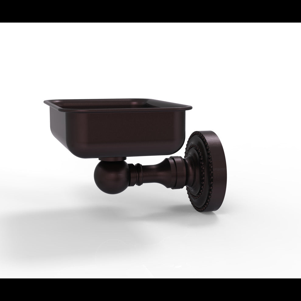 Dottingham Wall Mounted Soap Dish, Antique Bronze