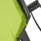 GDF Studio Albany Outdoor Chaise Lounge Cushion, Set of 2, Green