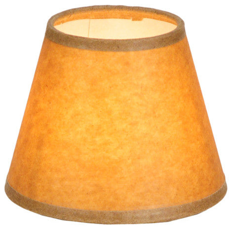 5W X 4H Taos Brown Parchment Shade