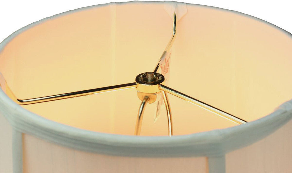 Egg Shell Shantung Bell Lampshade 10"x20"x15"