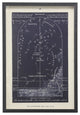 Navy Northern Star Map 148 For July, Black Shadowbox