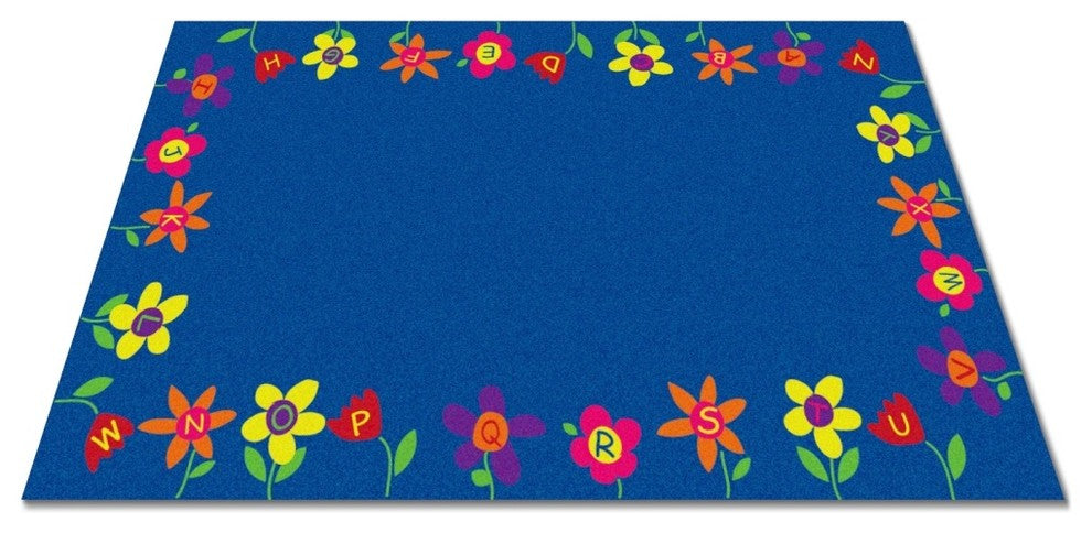 Alphabet Garden School Rug