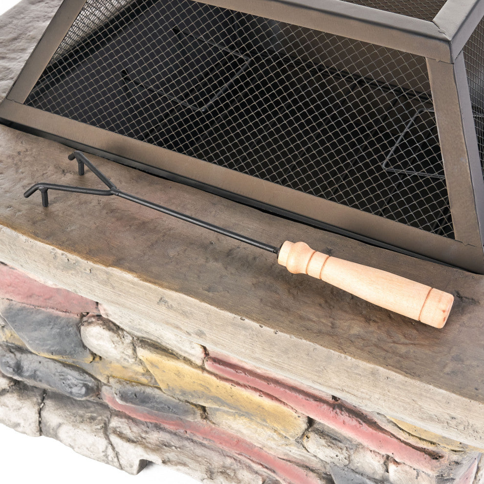 GDF Studio Tundra Outdoor Fire Pit
