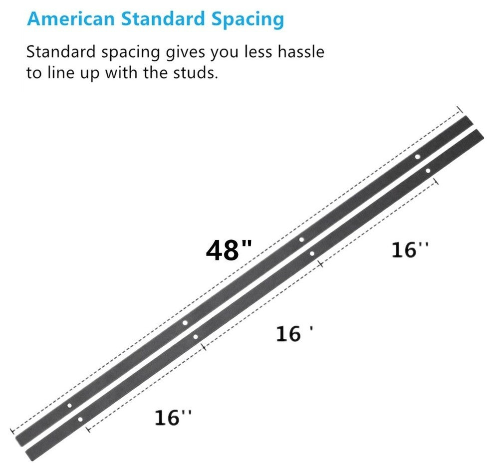 Bypass Sliding Barn Door Hardware Kit, T-Shape Design