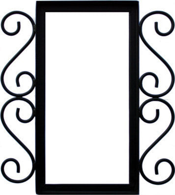 Wrought Iron House Number Frame Villa 4
