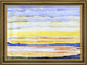 Ferdinand Hodler Sunset on Lake Geneva Framed Premium Canvas Print, 16"x24"