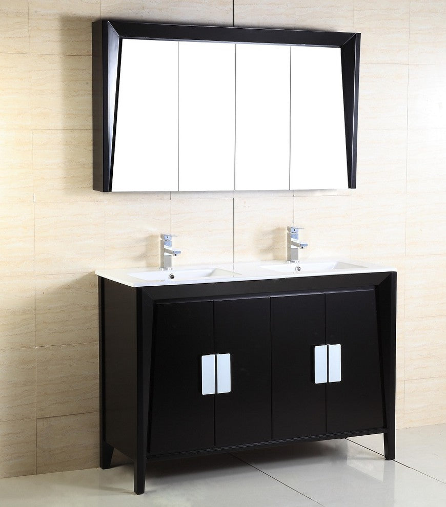 Zane Double-Sink Vanity, 48"