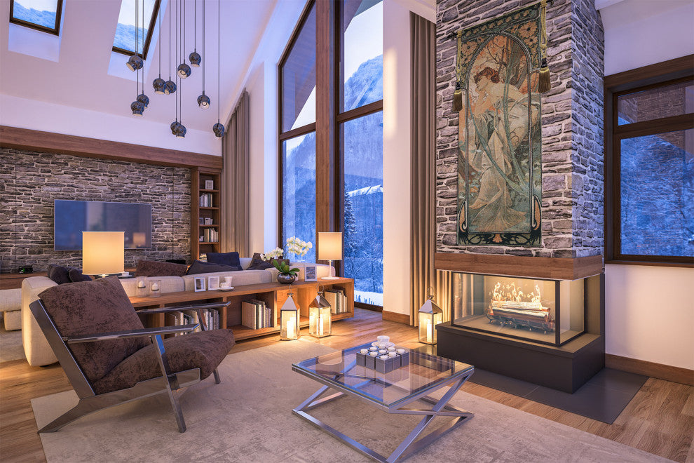 Mucha Soir Belgian Wall Tapestry