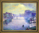 Henri Lebasque The Marne at LagnyFog Effect Framed Premium Canvas Print, 20"x25"