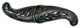 Chelsea Knob Antique Pewter, Dark Brass