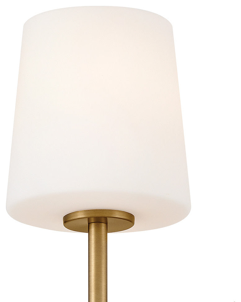 Hinkley Saunders Medium Sconce, Lacquered Brass