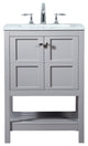 Elegant VF16424GR 24"Single Bathroom Vanity, Gray