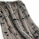 Plutus Gunmetal Gray Tones Tissavel Faux Fur Luxury Throw, Throw 36w X 60l