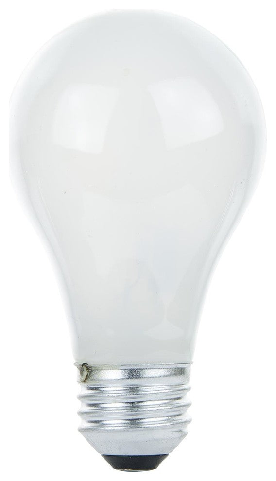 53 Watt, A Type, Medium Base, White