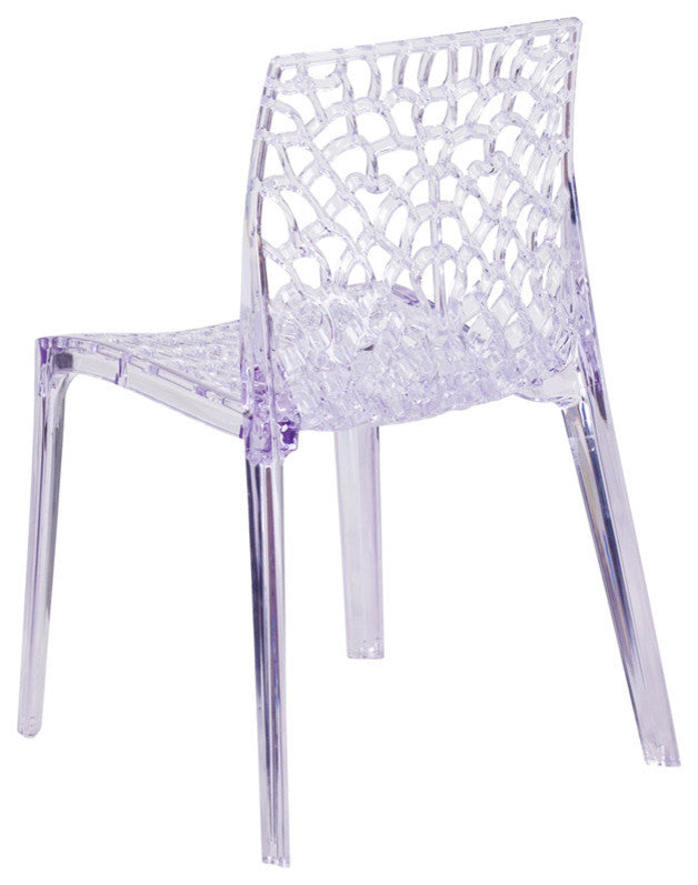 Vision Series Transparent Stacking Side Chair