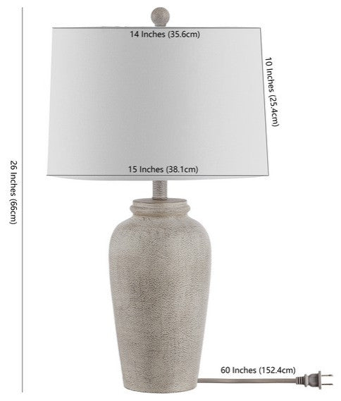 Safavieh Sabrin Table Lamp Cream