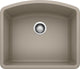 Blanco 441281 20.8"x24" Granite Single Undermount Kitchen Sink, Truffle