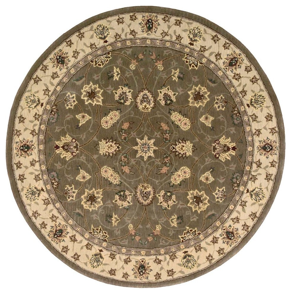 Nourison 2000 9'9" x 13'9" Olive Traditional Indoor Area Rug