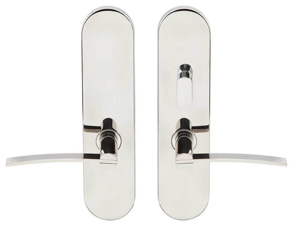 Horizon Lever, Tubular Passage With Privacy Bolt, LH, Polished Stainless Steel
