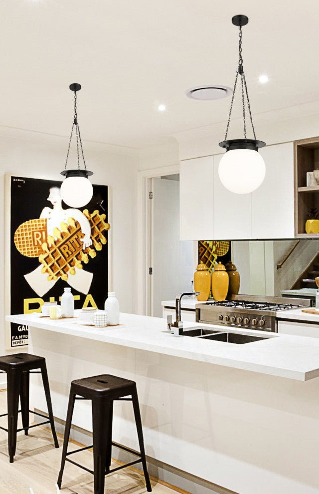 Z-LITE 1-Light Pendant, Matte black