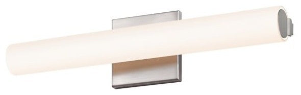 Tubo Slim LED Contemporary 18" LED Bath Bar, Nickel