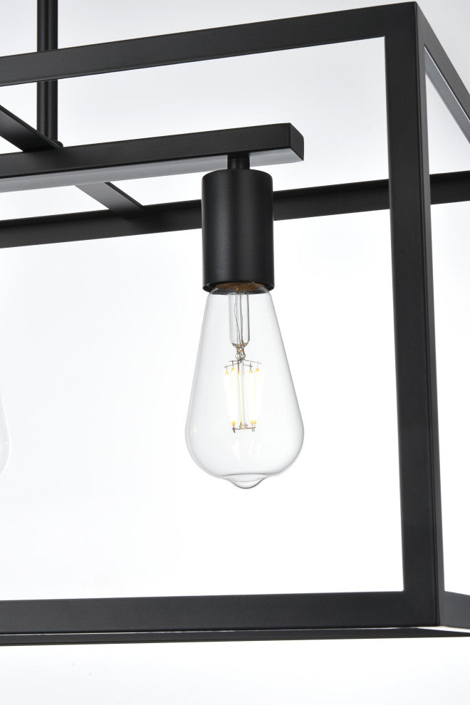 Home Living 30.5" Pendant, Black