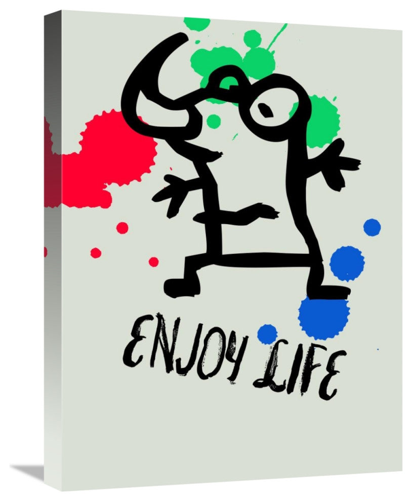 "Enjoy Life Poster 1" Fine Art Print
