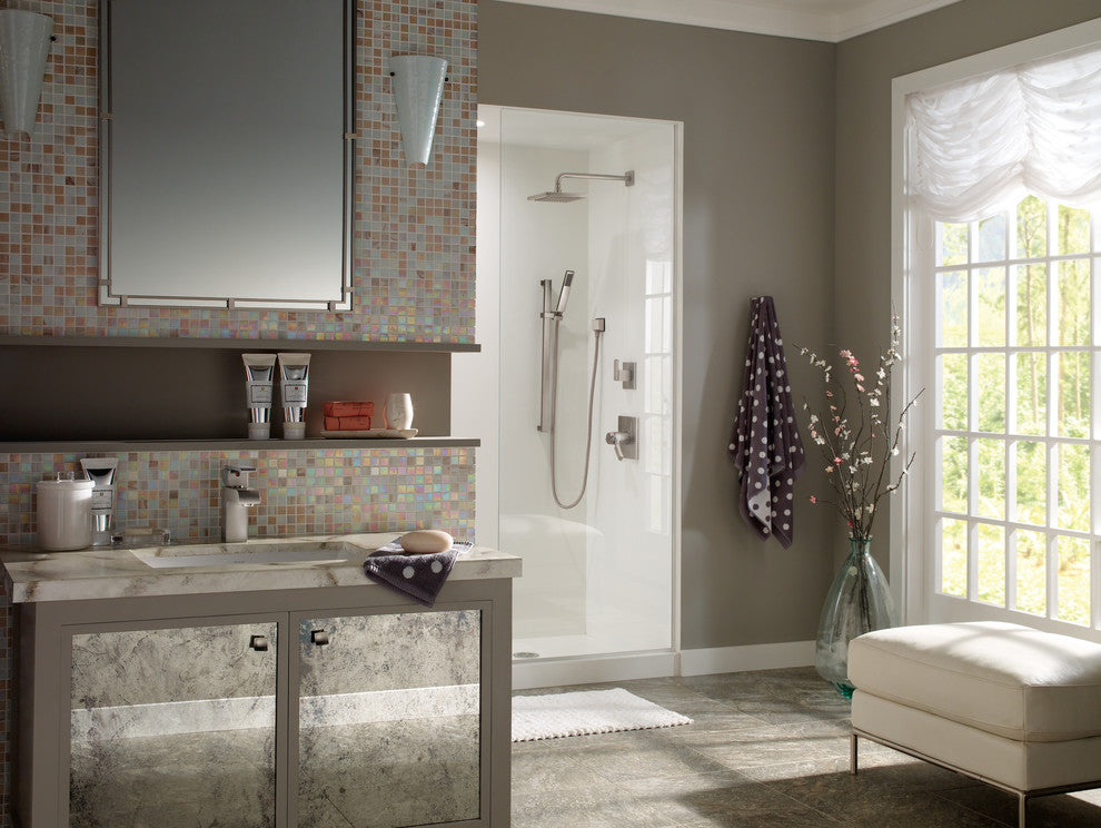 Delta Vero Premium Single-Setting Slide Bar Hand Shower, Stainless, 57530-SS