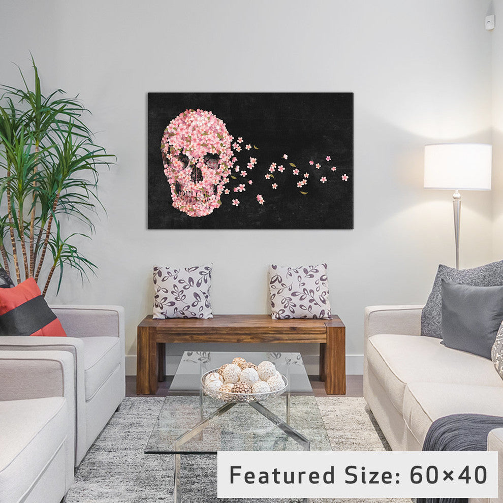 "A Beautiful Death Landscape" by Terry Fan, 40x26x1.5"