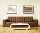 Contantin Empire Vintage Map Print On Canvas With Picture Frame, 16" X 21"