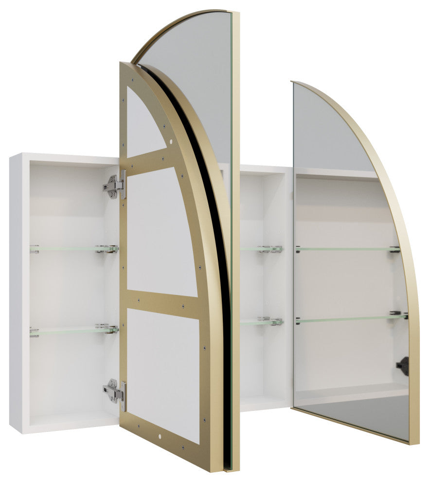 Medicine Cabinets, Satin Brass