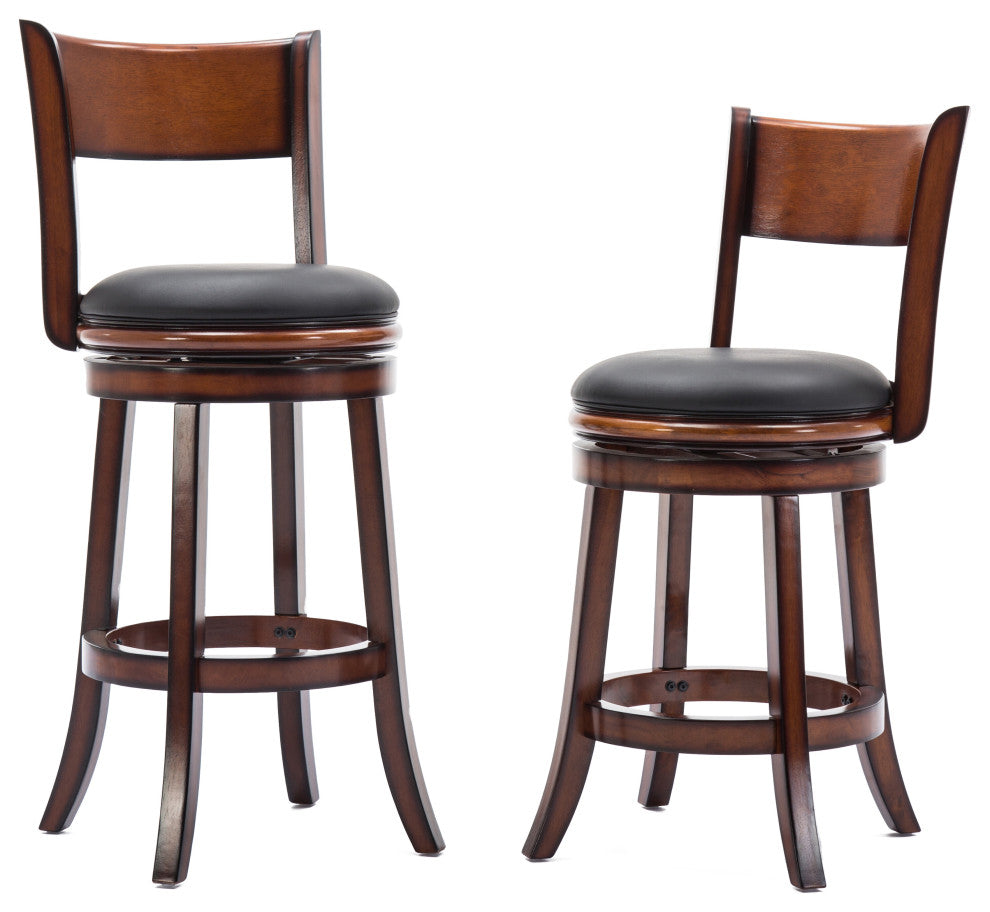 29" Palmetto Swvl Stool, Brandy