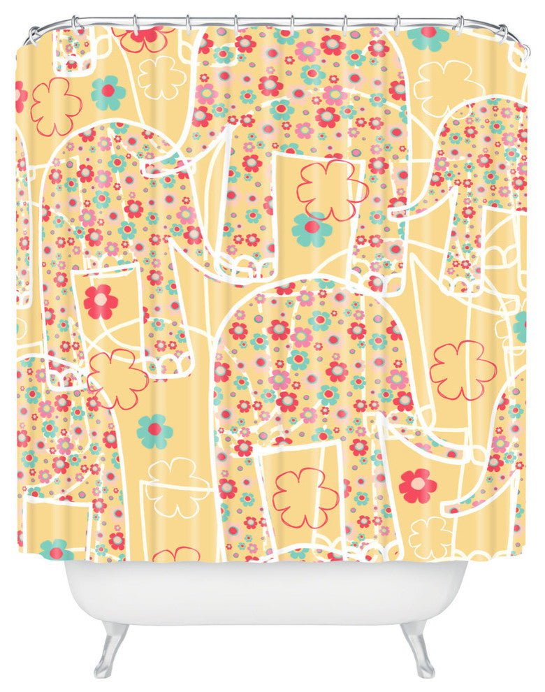 Ali Benyon Ello Ellie Shower Curtain