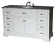 56" Contemporary Style Single Sink Bathroom Vanity Model 2422-56 WK