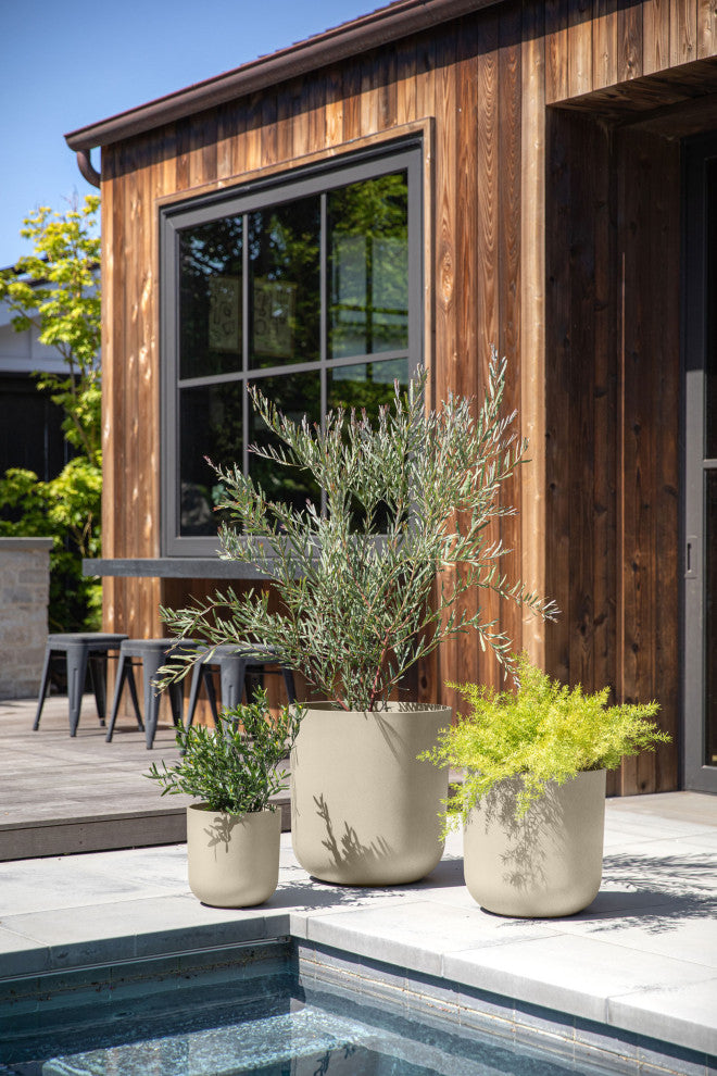 Veradek Mason Series Kona Planter Set of 3 Cluster, Sand