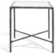 Safavieh Couture Jessa Forged Metal Square End Table, Black