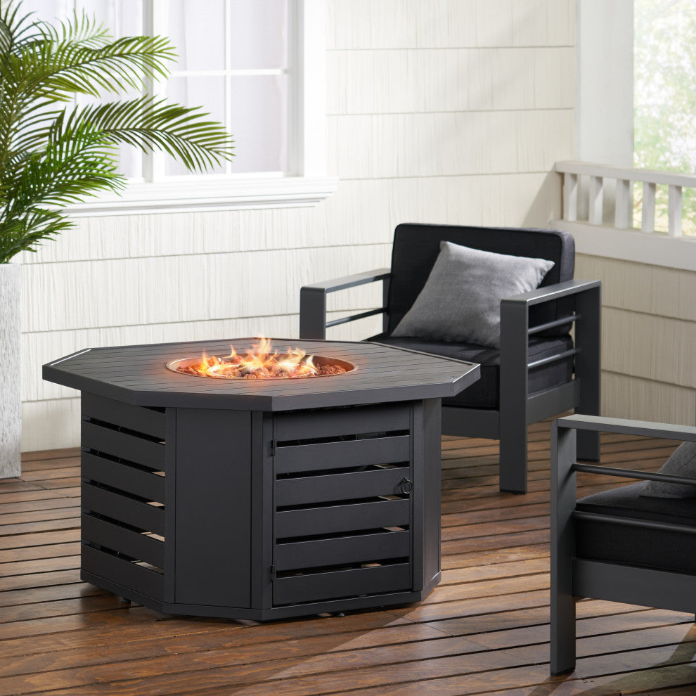 Mona Octagonal Iron Fire Pit